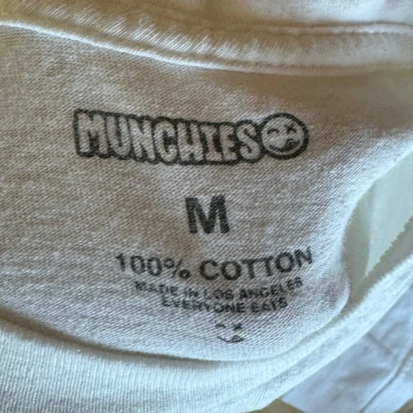 Munchies Tour White T-shirt - Picture 2 of 3